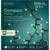 Lumineo Compact Flashing 1000 Led String Lights 22.5m - Warm White